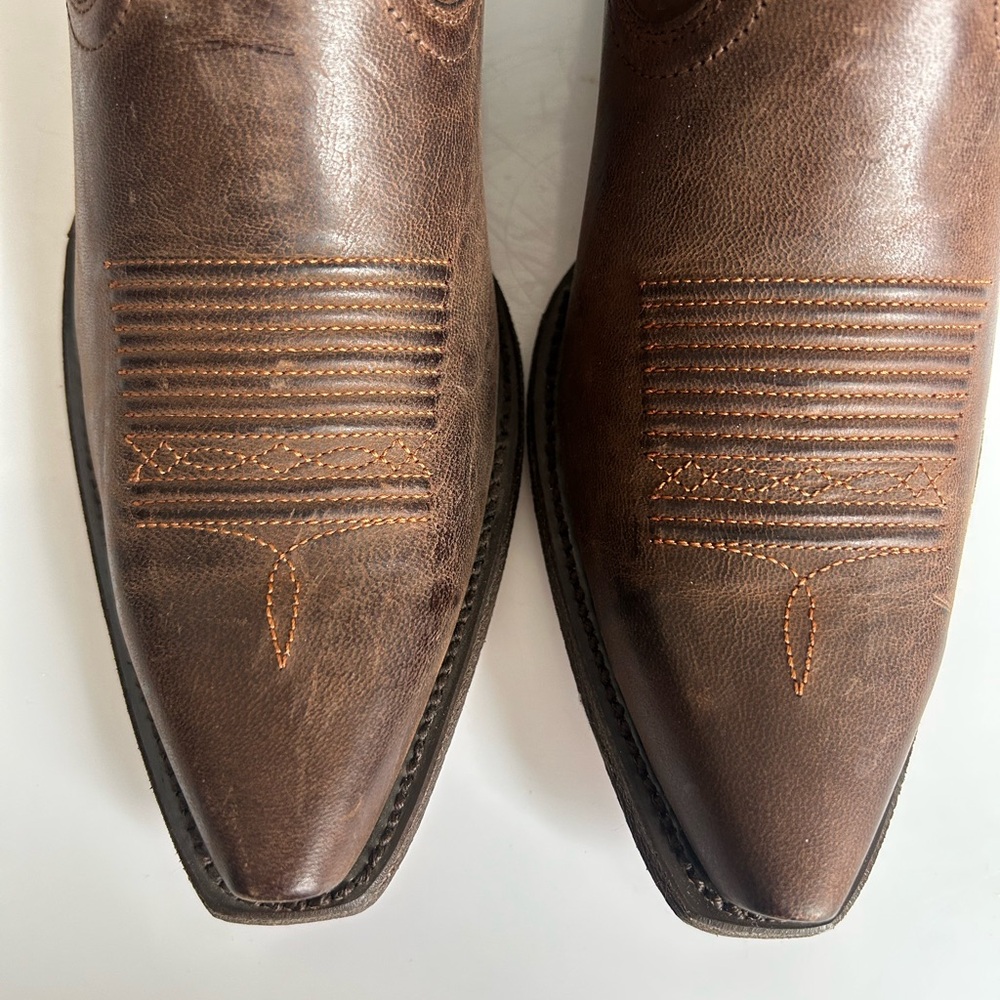 Ariat Brown Leather Western Cowgirl Boots XToe 11” Shaft Style:Tailgate - Picture 8 of 12